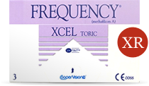 Frequency Xcel Toric XR bygningsfejl linser