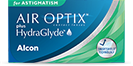 Air Optix plus HydraGlyde for Astigmatism bygningsfejl kontaktlinser 