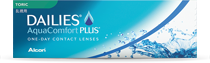 Dailies AquaComfort Plus Toric kontaktlinser fra Alcon
