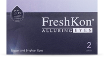 FreshKon Alluring Eyes. BigEyes farvede kontaktlinser.