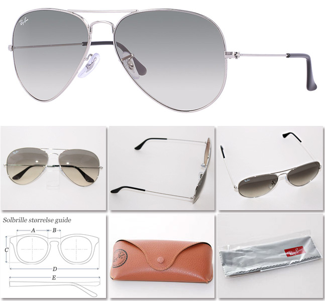 komponist Paradoks Demonstrere Ray-Ban solbriller RB3025 003/32 | Billige Ray-Ban Aviator briller | Gratis  forsendelse