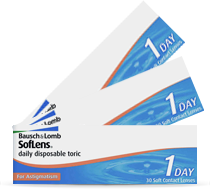 SofLens daily disposable Toric, toriske 1-dagslinser fra Bausch&Lomb